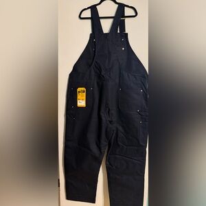 Carhartt Navy Insulated Bib Overalls